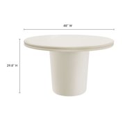 Brion Dining Table in White