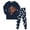 P-Dark Blue, variant on Big Boys Pajamas 2T 3T 4T 5T 6T 7T 8T Boys Long Sleeve Top and Pants Snug Fit Cotton 2 Piece Pajama Sets Size 5-6 Years