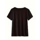 thumbnail image 2 of Women's Floral Hair Stylist Graphic T-Shirt - Round Neck, Short Sleeve, Soft Cotton Blend, Black Design, Perfect for Salon or Casual Outfits, 2 of 6