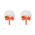 thumbnail image 2 of Minnieouse Ramo de boda colorido - Materiales de bajo mantenimiento Flores Ramo de novia Decoración de boda Cinta naranja Cinta Naranja 2Conjunto, 2 of 6