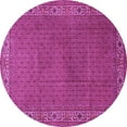 thumbnail image 1 of Ahgly Company Indoor Round Persian Pink Traditional Area Rugs, 5' Round, 1 of 4