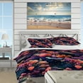 thumbnail image 3 of Designart "Coral Dreamscape In Shades Of Pink" Coastal Bedding Covert Set - Nautical & Coastal Bed Set With 1 Sham, 3 of 5