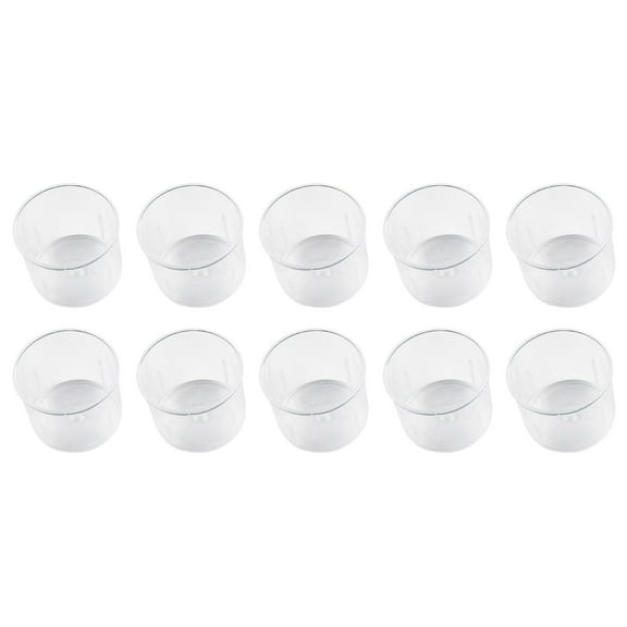 10Pcs 15Ml/30Ml Transparent Clear Plastic Double-Scale Medicine Measuring Cup 15Ml YIWEI