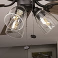 thumbnail image 5 of (4 pack) Better Homes & Gardens 5" Clear Seeded Glass Ceiling Fan Replacement Shade, 5 of 7