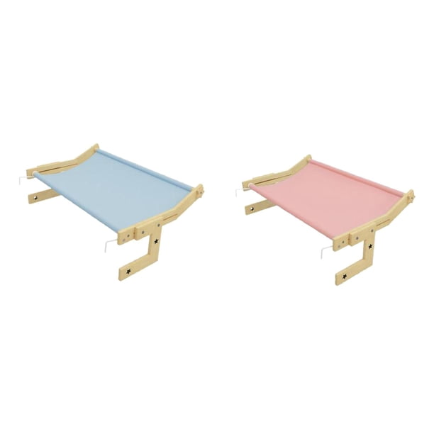 2 piezas gato ventana percha extraíble dormir camas salón resistente duradero L Rosa jinwen Percha para ventana de gato