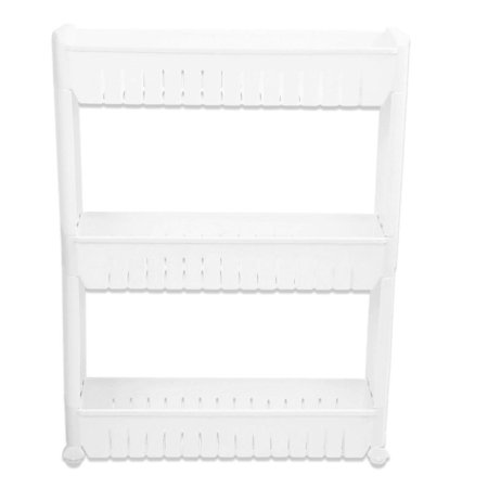 Ejoyous Mobile Shelving Unit Organizer With 3 Large Storage