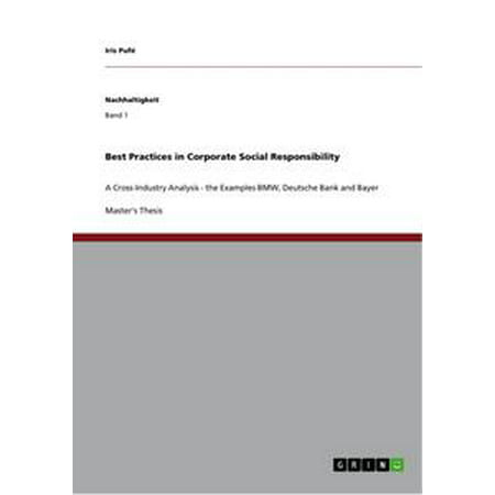 Best Practices in Corporate Social Responsibility - (Best Corporate Responsibility Programs)