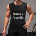 thumbnail image 2 of Nana’s Favorite Men'S Muscle T-Shirt, Sleeveless, Muscle Tank Tee Top 3XL, 2 of 7
