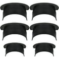 thumbnail image 1 of 6 forros de plástico para troneras de mesa de billar, para bar o casa. 4 esquinas, 2 laterales. Color negro., 1 of 7