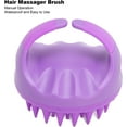 thumbnail image 4 of Scalp Massager Shampoo Brush, Hair Growth, Hair Scalp Scrubber Exfoliator, Wet Dry Hair Soft Silicone Head Scalp Exfoliator for Women Men(Purple), 4 of 5