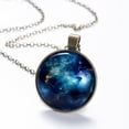 thumbnail image 6 of Galaxy Necklace Personalized Custom Photo Round Pendant Adjustable Stainless Steel Necklaces with Gift Box for Men Women Mothers Valentine's Jewelry Gift, 6 of 6