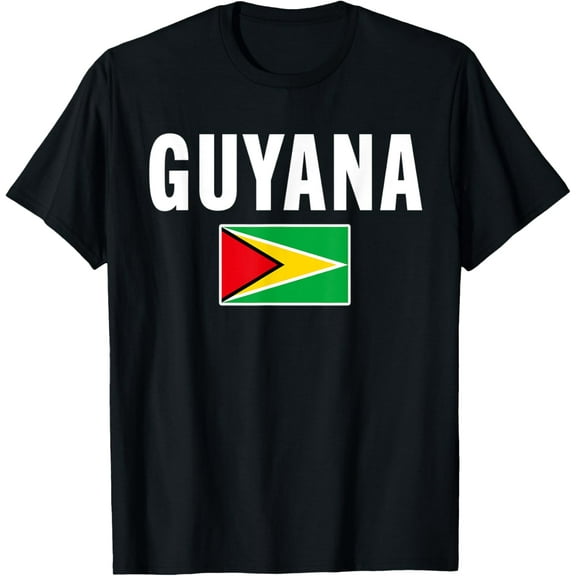 Guyana T-shirt Guyanese Tee Flag souvenir Gift T-Shirt