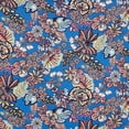 thumbnail image 2 of Zelouf Print On Lush Knit  , Sewing, DIY, Crafts Fabric by the Yard, 485 Denim/rust, 7 Yard, 2 of 2