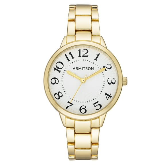 Armitron Womens Gold Tone Wristwatch