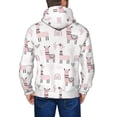 thumbnail image 5 of Zip Up Hoodies for Men - Cartoon Cute Alpacalove Pink Long Sleeve Comfrt Men'S Fashion Hoodies & Sweatshirts, Jackets for Men Hoodies Pullover Clothing Clothes with Pouch, 5 of 5