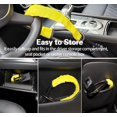 thumbnail image 5 of Steering Wheel Lock Seat Belt Lock, Universal Steering Wheel Locks for Car Anti Theft Device, Anti Theft Car Device Fit Most Cars Vehicle SUV Golf Cart (Yellow), 5 of 5