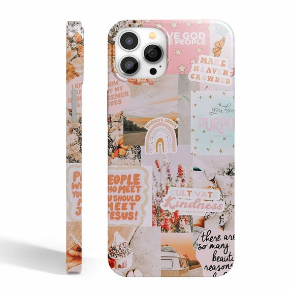 Tobelint Case for iPhone 12 Pro,Aesthetic Christian Bible Pattern Design,Shock-Proof Case Cover