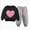 T7-Black, variant on 2-3 Years Child Baby Girl Outfits Shirt Pants Fall Winter Clothes Long Sleeved Sweatshirt Pants Casual Two Piece Set Girls Blue Tracksuit