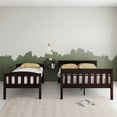 thumbnail image 4 of DHP Airlie Twin-Over-Full Bunk Bed with Ladder, Espresso, 4 of 5