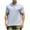White, variant on MIUOWANP Men's Vintage Sports T-shirts Men's Sports Top Solid Color Lapel Short Sleeved Men's Breathable Top Short Sleeved Lapel Top/shirt