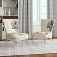 thumbnail image 4 of Designart "Paris Hotel Bathroom IV" Upholstered Traditional Accent Chair - Arm Chair, 4 of 5