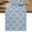 Blue Purple, variant on Brown Moroccan Cotton Linen Table Runner for Dining Kitchen, Morocco Abstract Quatrefoil Geometric Wedding Outdoor Party Tablerunners Decoration, Dresser Scarf Coffee Tablecloth Runners 13x36 Inches