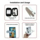 thumbnail image 4 of Bearachild Clip de reflexión de espejo de teléfono de plástico, amplia aplicación, fácil de resistente y duradero, no es fácil de romper Accesorios para fotos blanco, 4 of 6