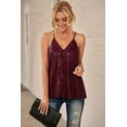thumbnail image 1 of Women's Red Sequin Racerback Tank, 1 of 1