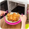 thumbnail image 5 of 6PCS Microwave Tray,Microwave Folding Tray with Handles,Microwave Heating Layered Tray with Foldable Handles, 5 of 5