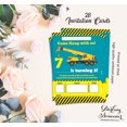 thumbnail image 4 of Darling Souvenir Green Birthday Invitation Card Printable Fill or Write In Blank Invites Party Supplies Pack Of 28 5 x 7 Inches, 4 of 4
