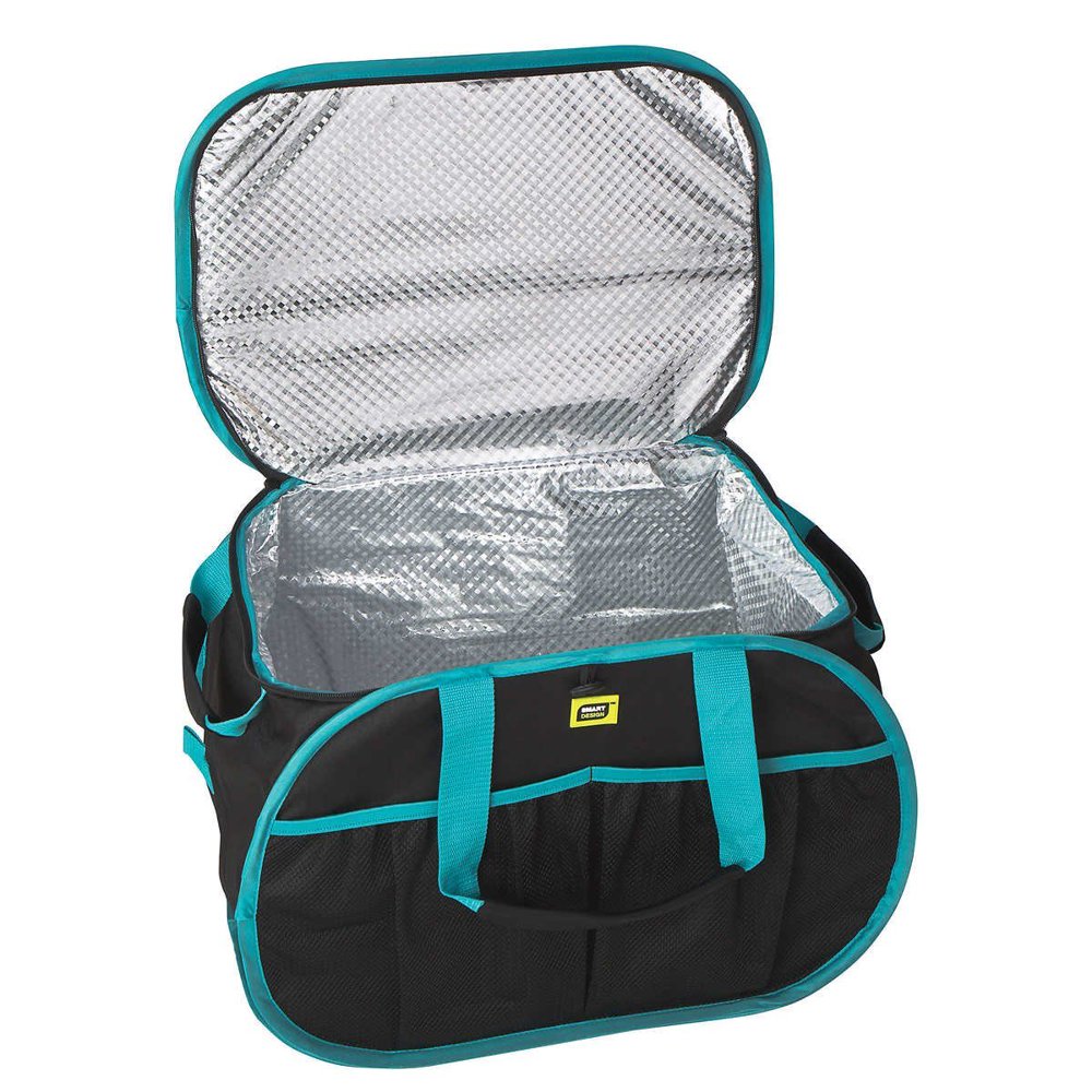 Smart Design Pop Up Insulated Organizer with Neoprene Padded Handles