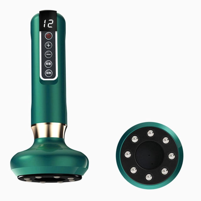 Electric Cupping Massager Vacuum Suction Cup Cellulite Beauty Health Massage Heat Slimming Scraping Infrared Therapy