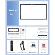 JYXCN Interactive Whiteboard, 4K Uhd Smart Board for Classroom, 55 Inch Digital Electronic Whiteboard and Smartboard for Presentation and Education