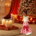 thumbnail image 1 of Festive Party Dress With Bowknot And Layered Skirt For Holiday Celebration, 1 of 6