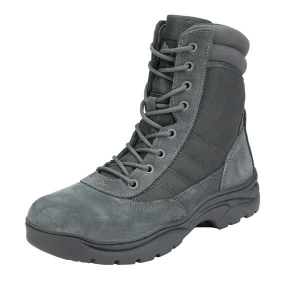 Bota Táctica de Cuero NORTIV 8 Combat Trooper 20 cm Talla 12