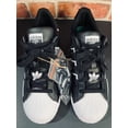 thumbnail image 3 of Ad-id-as ORIGINALS Superstar Shoes Low Sneakers Men's Size 6.5 Black White GX5257, 3 of 6