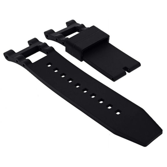 BLACK SILICONE RUBBER WATCH BAND STRAP FOR INVICTA SUBAUA NOMA COLLECTION 5511