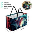 thumbnail image 2 of Wolf Large Capacity Reinforced Oxford Cloth Storage Bin - Reusable, Foldable Picnic Baskets, Decorative Box, and Tote Bag, 2 of 7