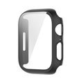 thumbnail image 2 of Para Apple Watch 7 41mm Funda protectora de pantalla de película de vidrio templado (Negro), 2 of 9