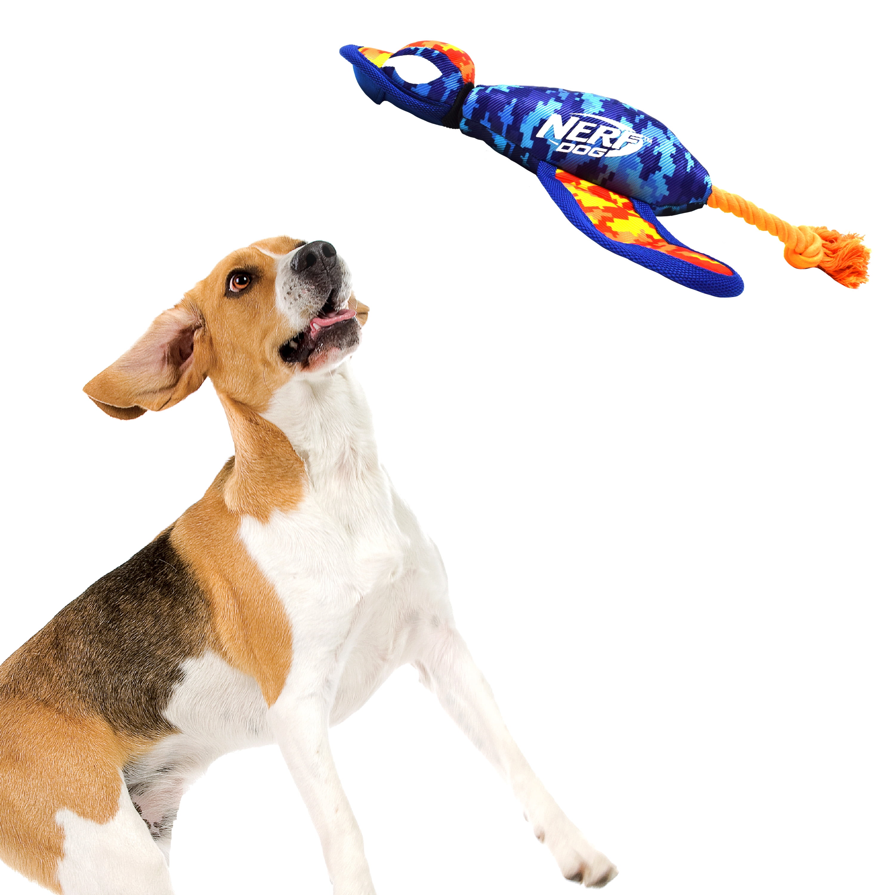 Nerf Dog Fillable Treat Fetch Stick Tug Dog Toy , 11 inches 