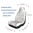thumbnail image 5 of Pofeuu Colorful Butterfly Print Automotive Car Seat Covers Flat Cloth Full Set Seat Covers,Car Seat Covers front seats for Cars Trucks and SUVs-1, 5 of 9