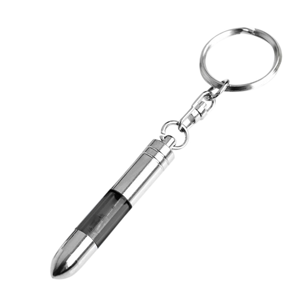 1pcs Anti-static Keychain Key Ring Built-in LED Emitter Car Interior AccessorYHB