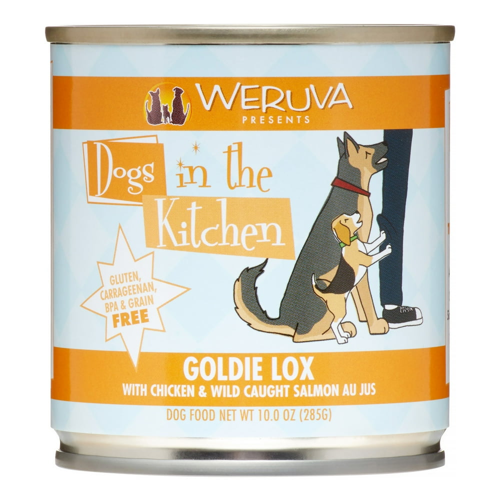 (12 Pack) Weruva Dogs in the Kitchen Goldie Lox Chicken & Wild Salmon