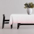 thumbnail image 3 of Plastic Table Cloth Disposable 12 Pack, 54 x 108 Inch, White, Pink Dot, for Party Picnic Wedding, 3 of 6