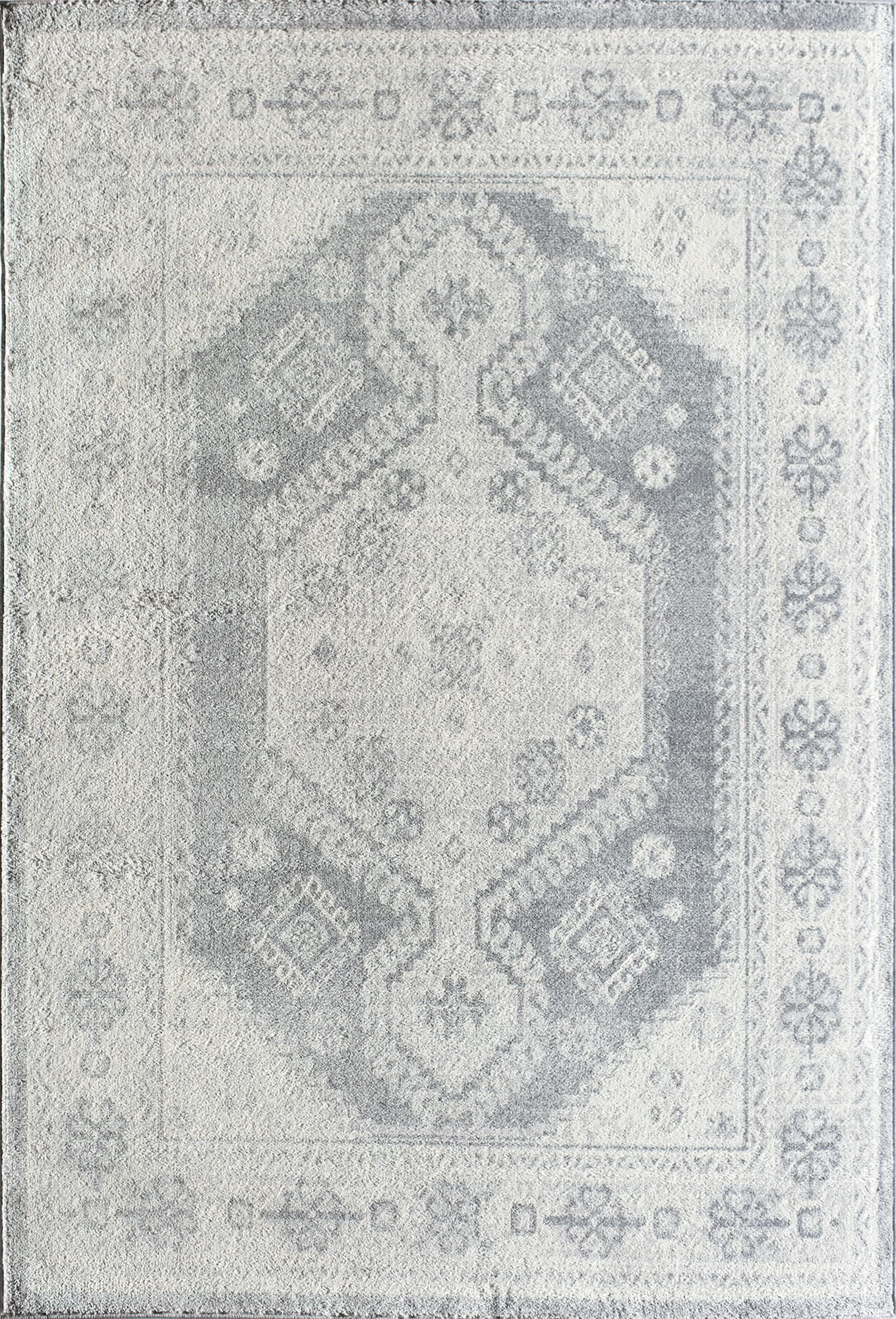 Rugs America Gallagher GL40A Light Grey Vintage Transitional Area Rug, 2'6"x8'