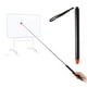 thumbnail image 1 of Puntero telescópico para profesores, puntero de enseñanza para aula, puntero retráctil manual de metal de longitud extendida 120 cm, puntero de pizarra blanca para presentador de mano (negro), 1 of 6