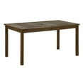 thumbnail image 1 of Pemberly Row Table de Salle à Manger de Patio en Bois d'Acacia, Brun Foncé, 1 of 3