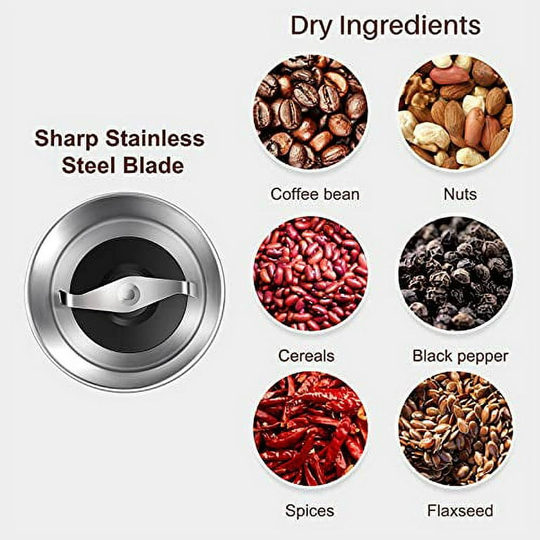 5Core 2 Pieces Electric Coffee Grinder Spice Grinders Large Portable  Compact on eBid United States