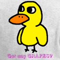thumbnail image 3 of CafePress - Duck (Strait Forward) 6 Long Sleeve T Shirt - Women's Long Sleeve Graphic Casual T-Shirt, 3 of 4