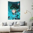 thumbnail image 3 of My Hero Academia Tapestry, Anime Wall Poster Art, Wall Tapestry For Bedroom Living Room Dorm Room, Wall Hanging For Festival Party Events Background Photography Backdrop, 60x40 Inch, 3 of 9